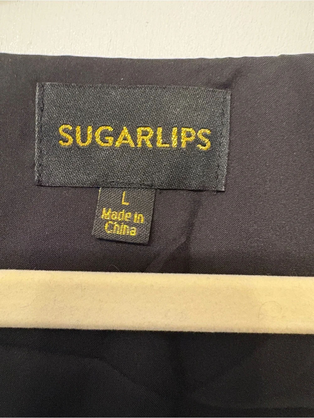 Sugarlips Black Bow-Shoulder V-Neck Mini Dress - Picture 2 of 3